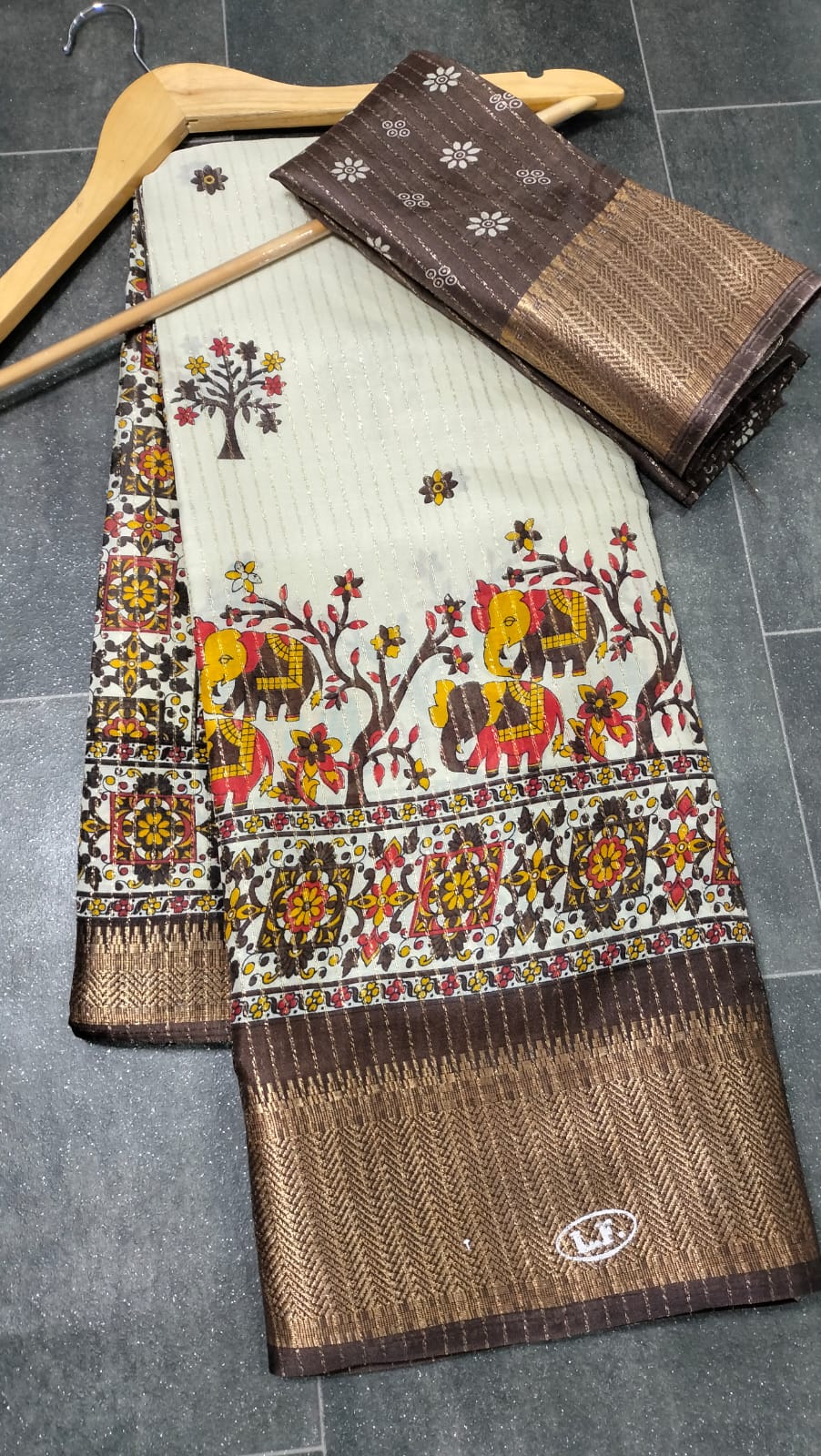 Royal Elephant Saree