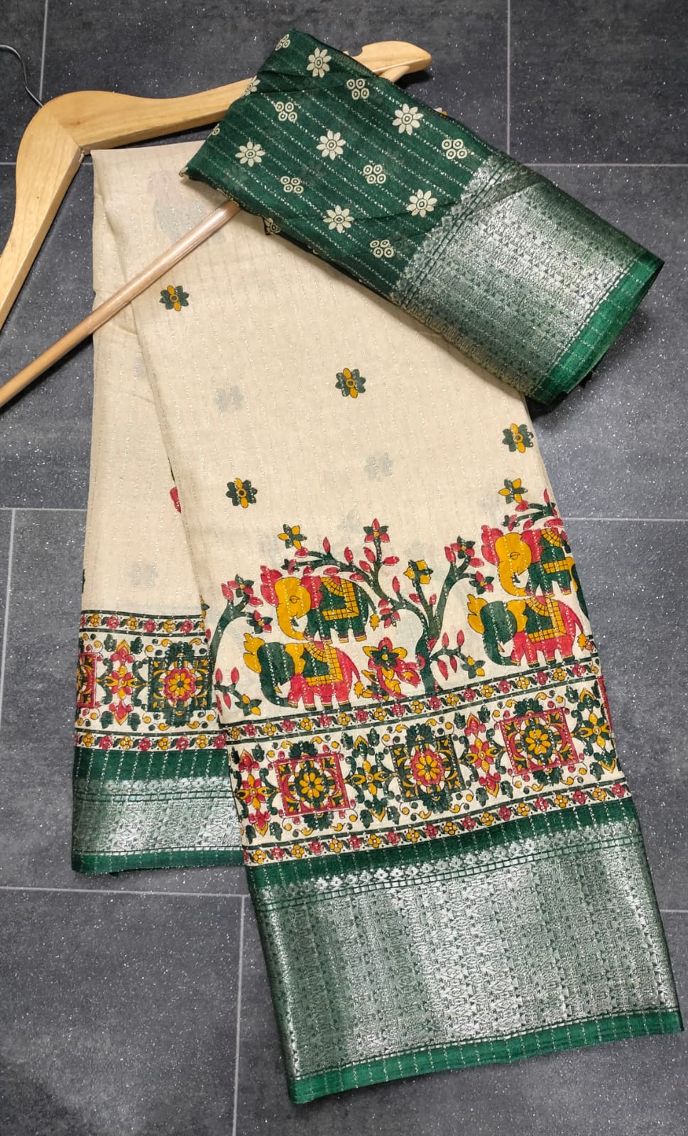 Royal Elephant Saree