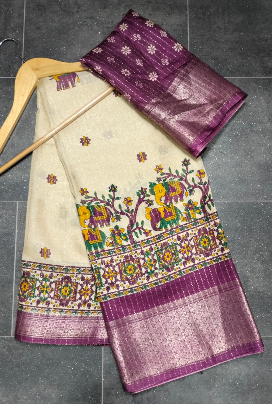 Royal Elephant Saree
