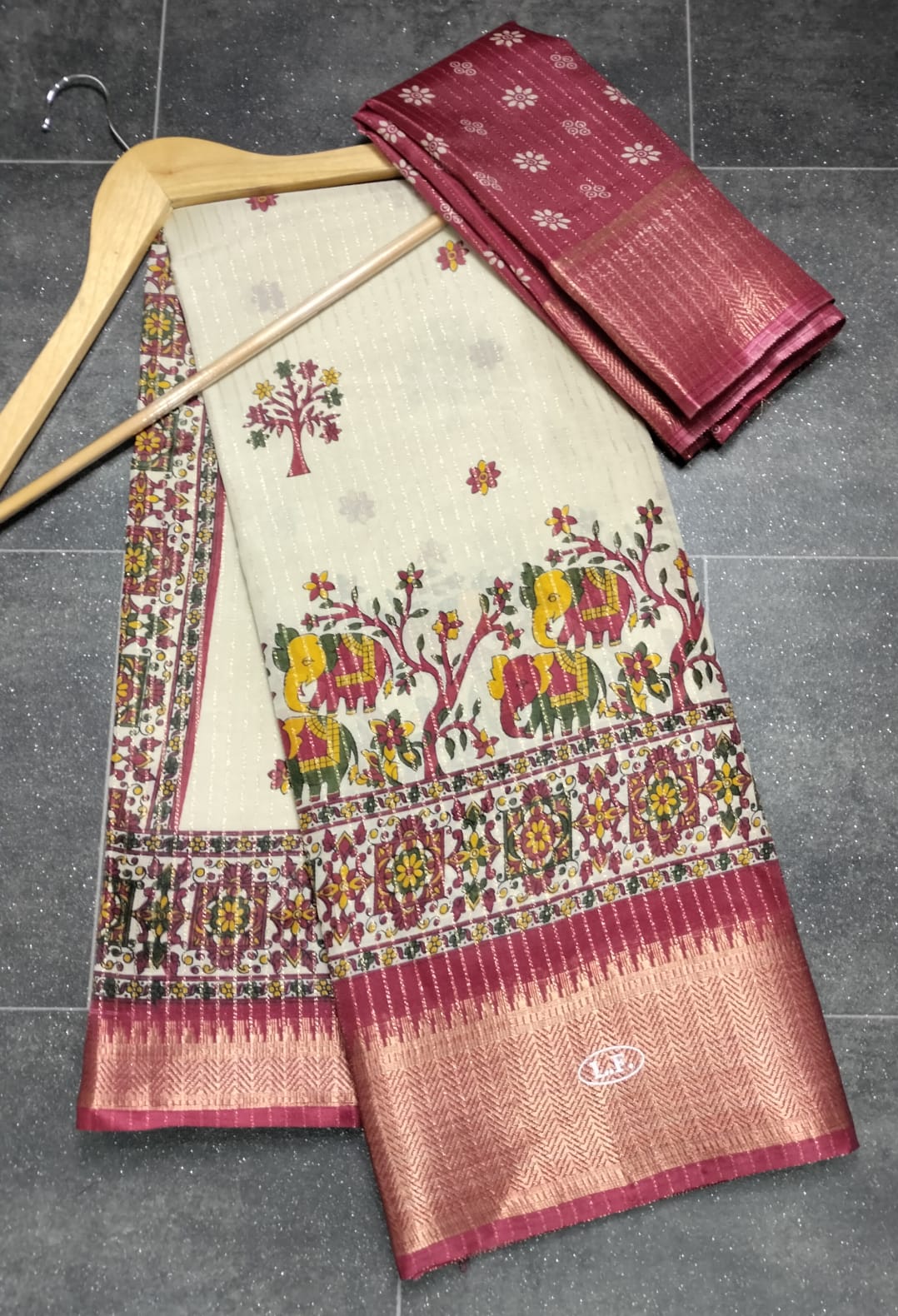 Royal Elephant Saree