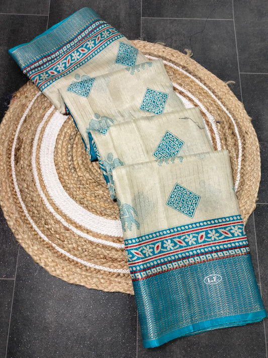 Heritage Elephant Saree