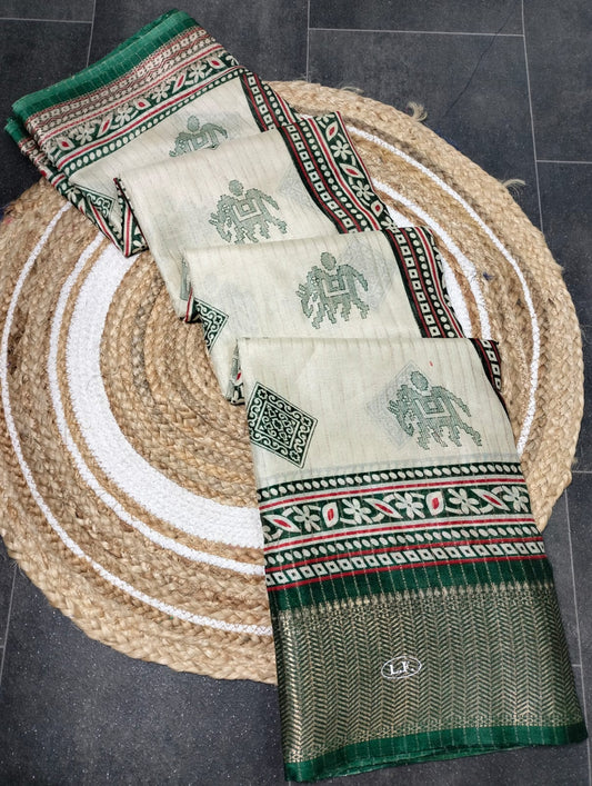 Heritage Elephant Saree