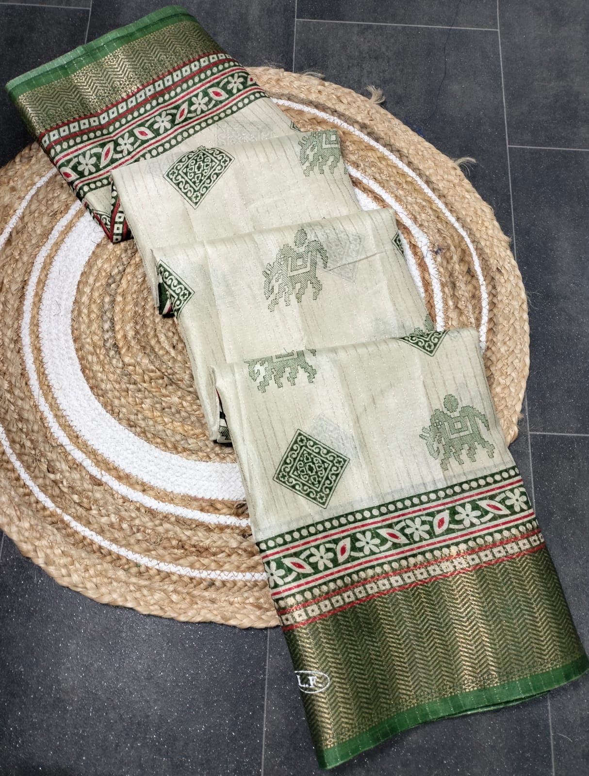 Heritage Elephant Saree