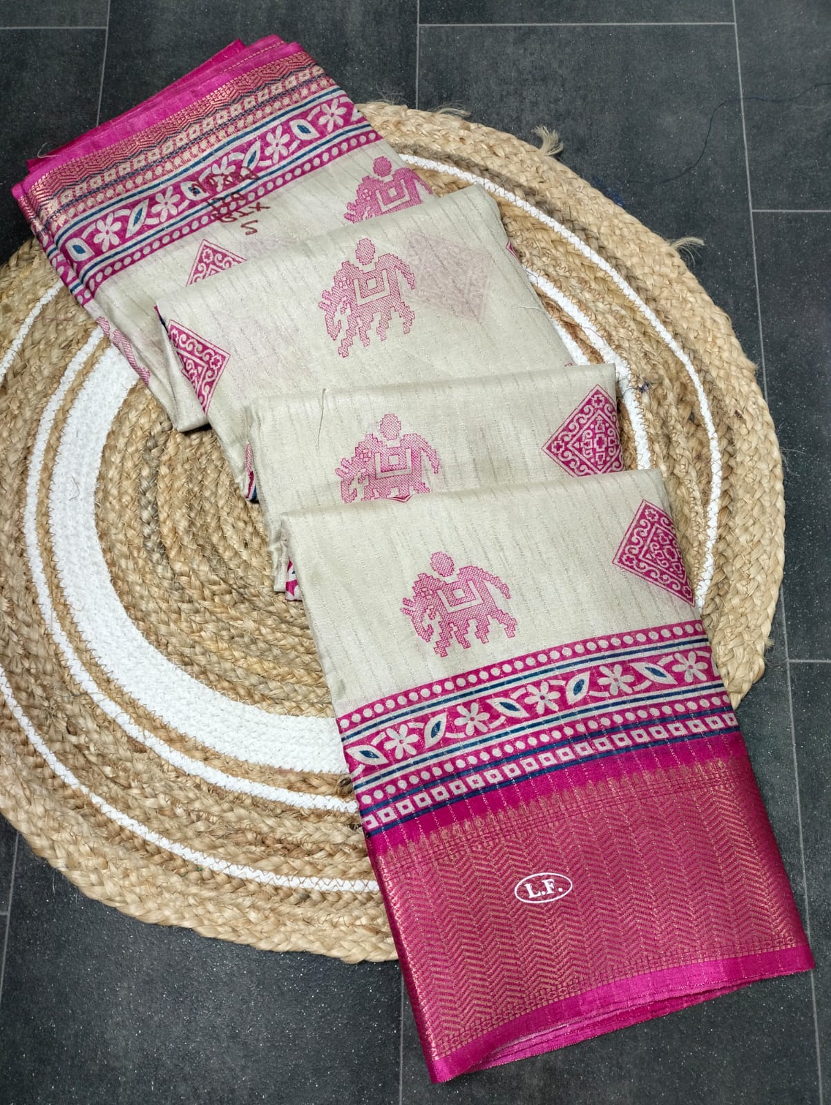 Heritage Elephant Saree