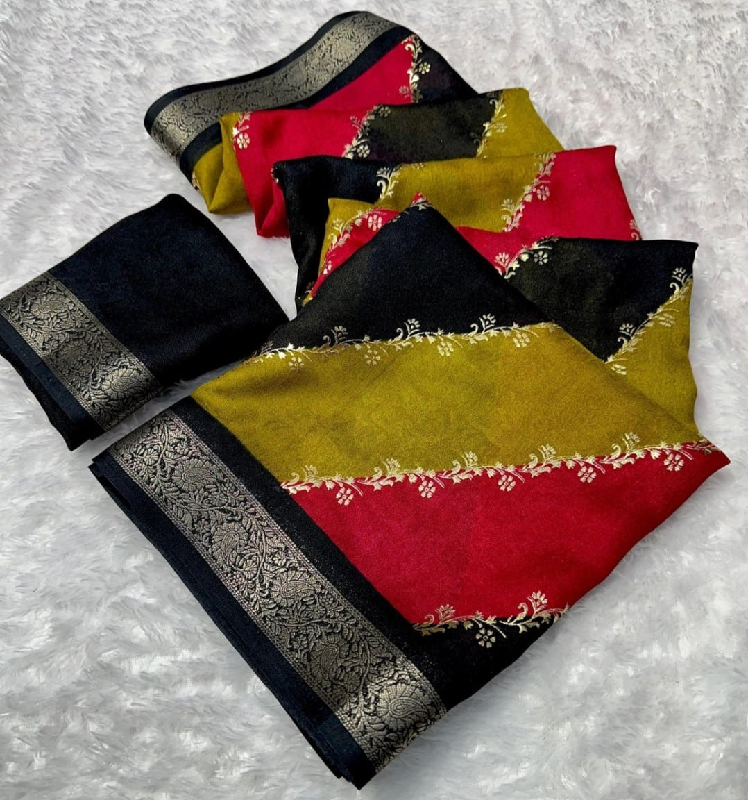 Rainbow Grace Saree