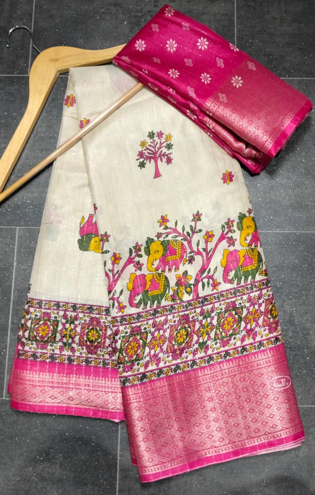 Royal Elephant Saree